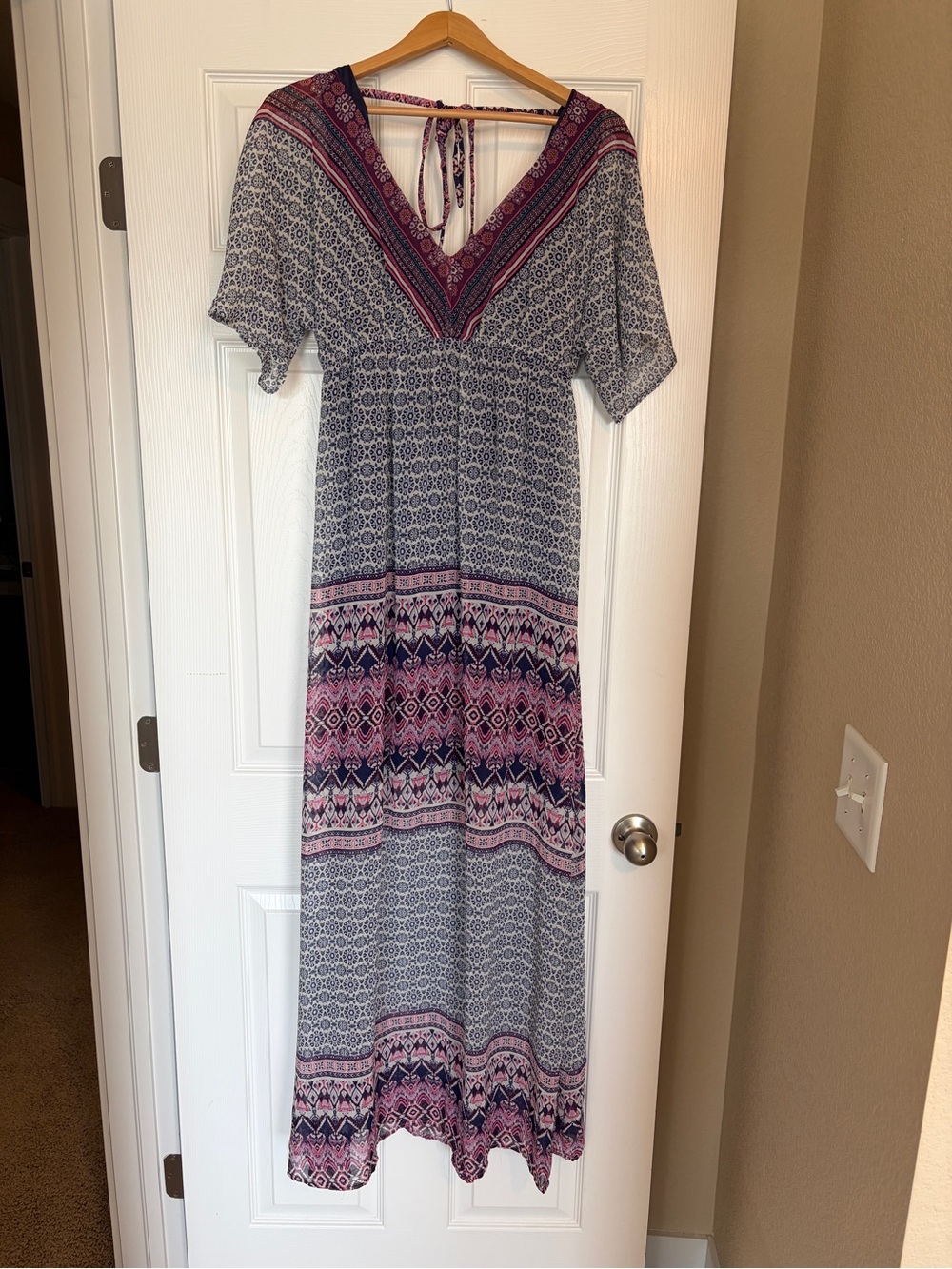 Xhilaration Maxi Dress M Boho Hippie Festival Vacation Beach N9